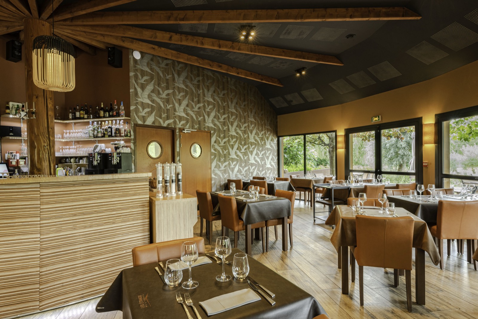 Le bar des Étangs de l'Abbaye
